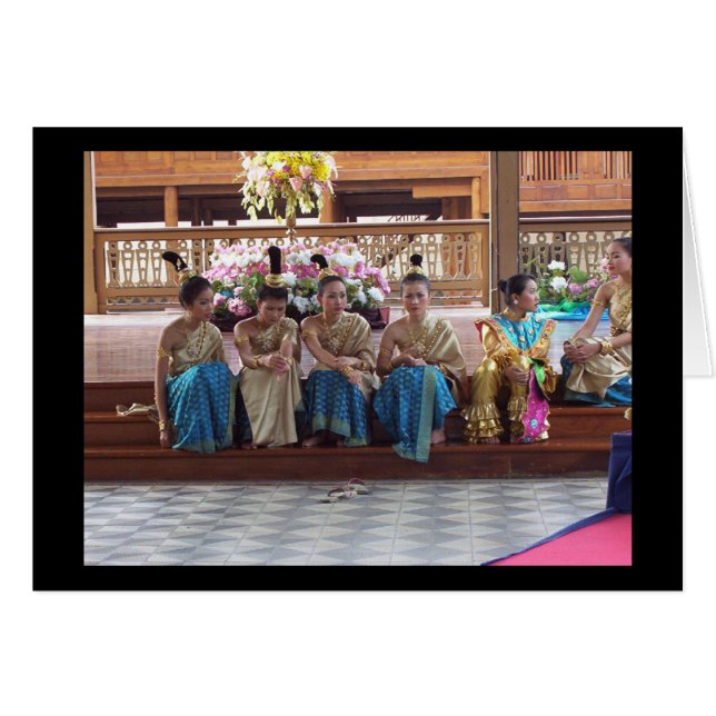 Traditional Thai Dancers take a break! (Front Horizontal)