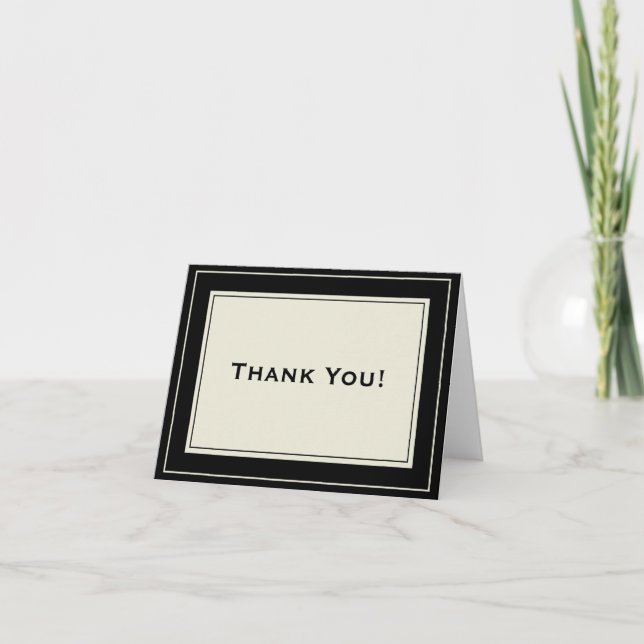 Traditional Thank You Card (Front)