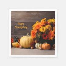 Traditional Thanksgiving Napkins