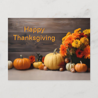 Traditional Thanksgiving Postcard