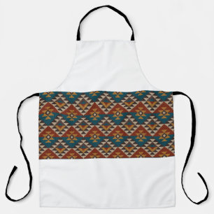 Traditional Tribal Aztec seamless pattern on the w Apron