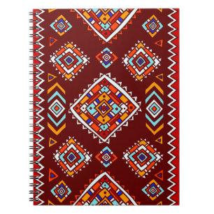 Traditional tribal, ethnic seamless texture. notebook