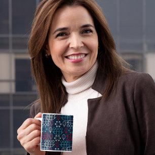 Traditional Tribal Pattern Art Coffee Mug