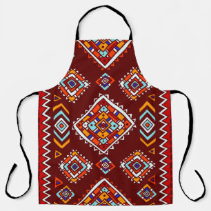 Traditional tribal pattern in ethnic style apron