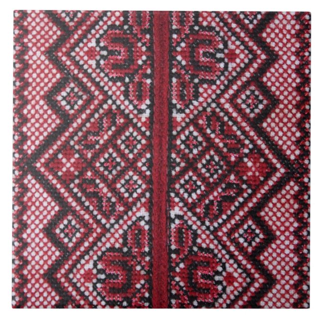 Traditional Ukrainian Design Tile (Front)