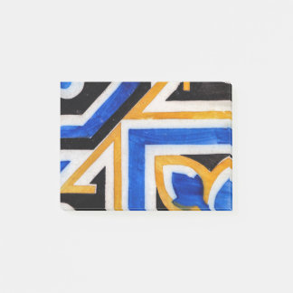 traditional vintage azulejo mosaic tile Portugal Post-it Notes