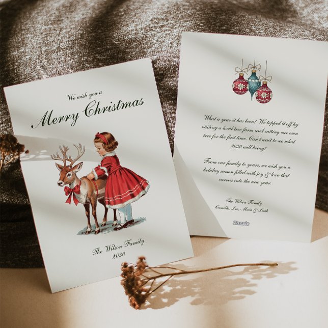 Traditional Vintage Christmas  Holiday Card (Creator Uploaded)