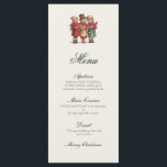 Traditional Vintage Christmas  Menu<br><div class="desc">Set the tone for a cozy, festive gathering with this Traditional Vintage Christmas Menu. Perfect for holiday dinners, family gatherings, or Christmas parties, this menu design features classic holiday colours and nostalgic motifs that bring a timeless elegance to your table. With ample space for listing your courses, this menu adds...</div>
