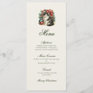 Traditional Vintage Christmas  Menu
