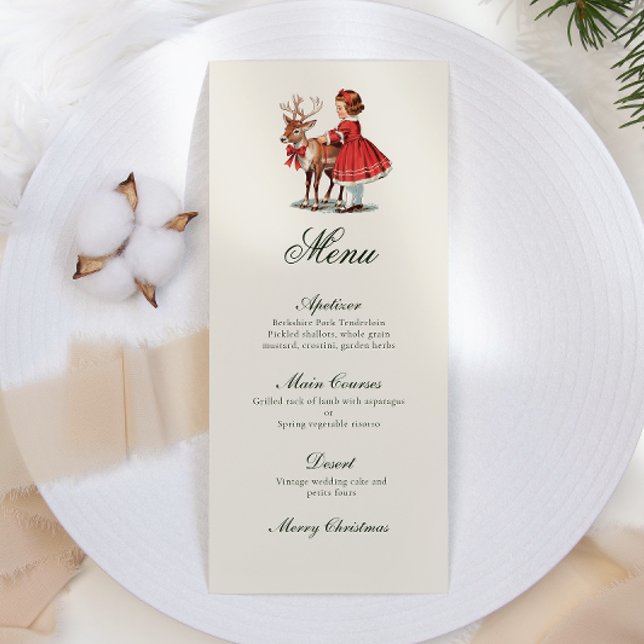 Traditional Vintage Christmas  Menu (Creator Uploaded)