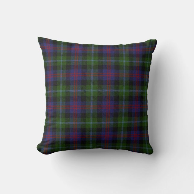 Traditional Wellington Tartan Plaid Pillow (Front)