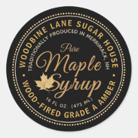 Traditionally Made Wood-fired syrup maple leaf Cla
