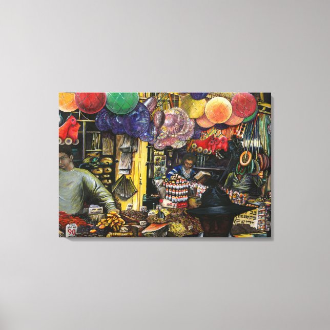 Traditions of Ancient Commerce, Jerusalem Canvas Print (Front)