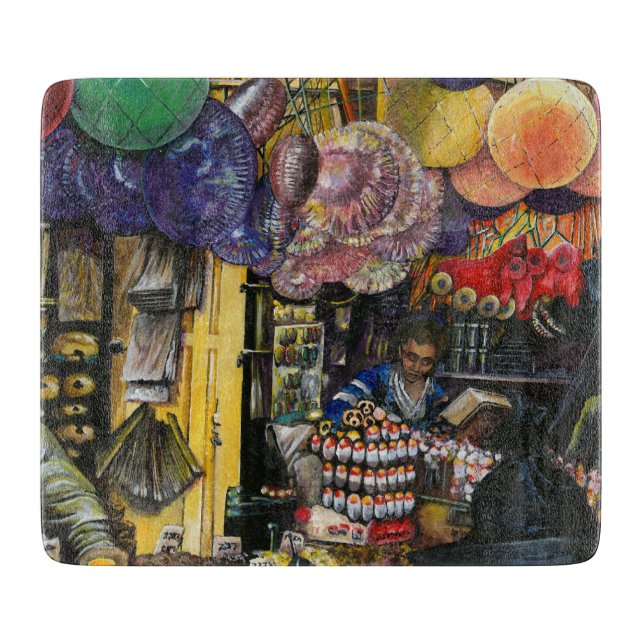Traditions of Ancient Commerce, Jerusalem Cutting Board (Front)