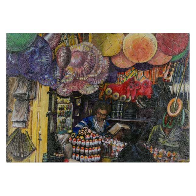 Traditions of Ancient Commerce, Jerusalem Cutting Board (Front)