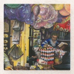 Traditions of Ancient Commerce, Jerusalem Glass Coaster