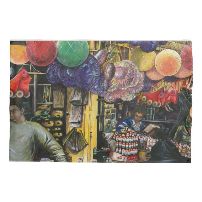 Traditions of Ancient Commerce, Jerusalem Pillowcase (Back)