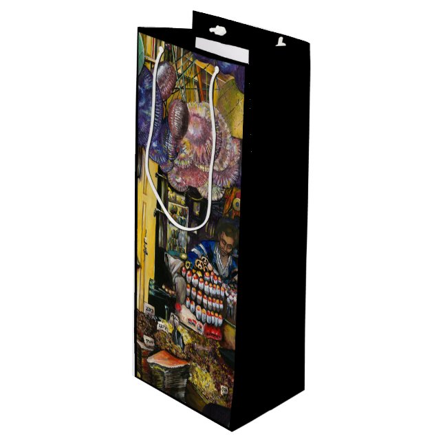 Traditions of Ancient Commerce, Jerusalem Wine Gift Bag (Front Angled)