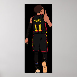 Trae Young Silences The Garden Poster
