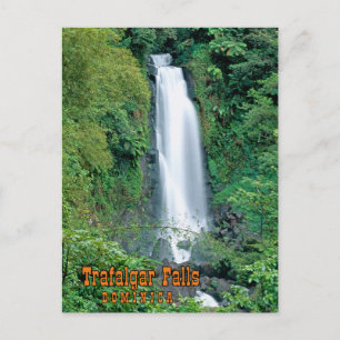 Trafalgar falls Dominica Postcard