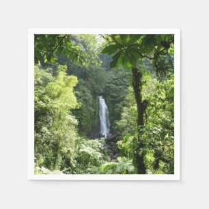 Trafalgar Falls Tropical Rainforest Photography Napkin