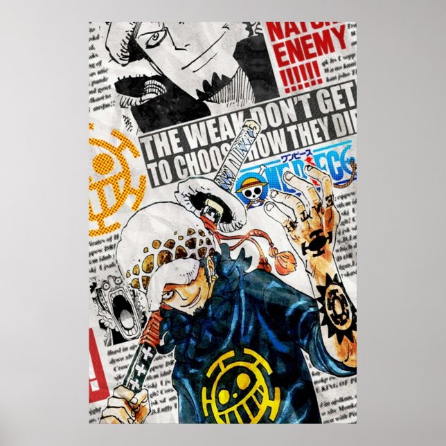 Trafalgar Law  One Piece Poster (Front)
