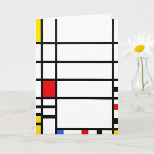Trafalgar Square by Piet Mondrian - Modern Art Card