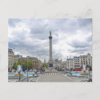 Trafalgar Square in London Postcard