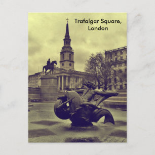 Trafalgar Square,London Postcard