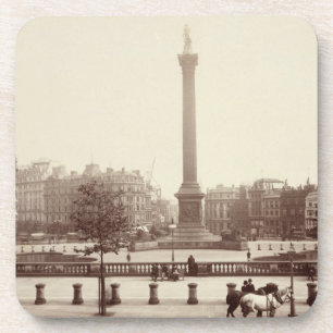 Trafalgar Square, London (sepia photo) Coaster