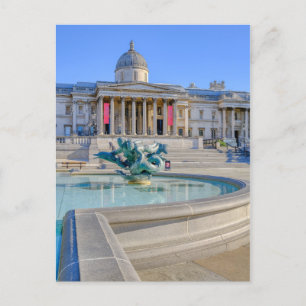 Trafalgar Square, London UK Postcard