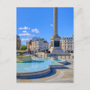Trafalgar Square, London Uk Postcard