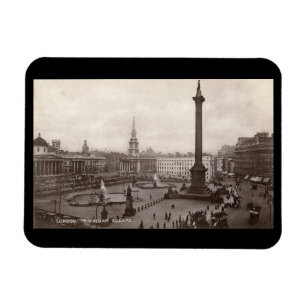 Trafalgar Square, London Vintage Magnet