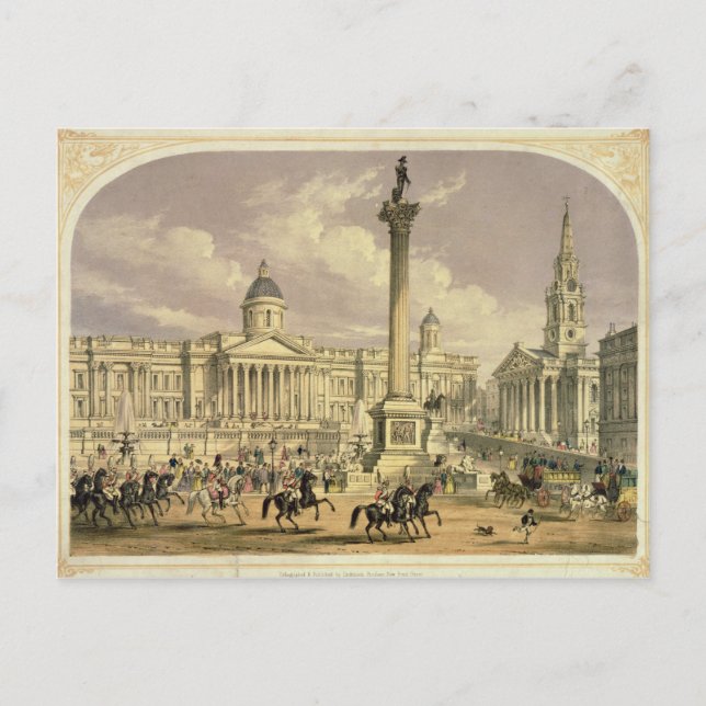 Trafalgar Square, published by Dickinson Postcard (Front)