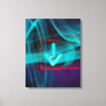 Traffic Arrow Fine Art Canvas Print