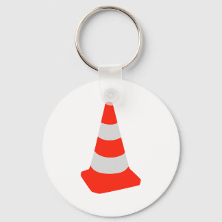 Traffic cone keychain