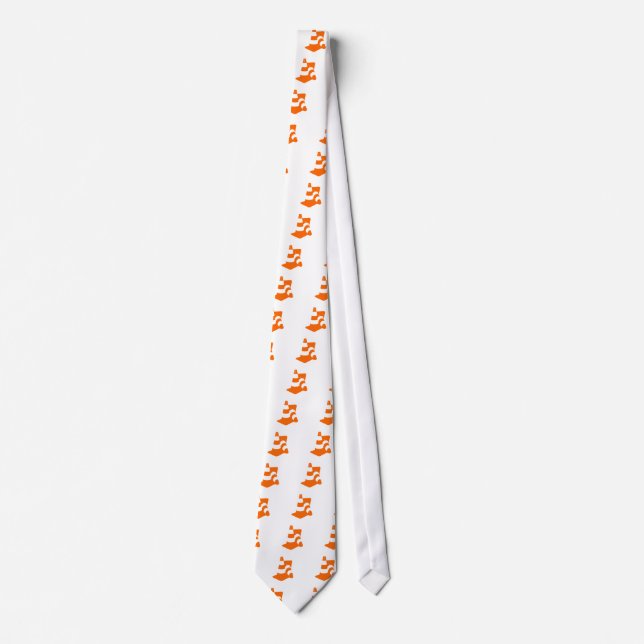 Traffic cone two safety pylons tie (Front)