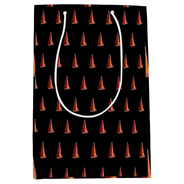 Traffic Cones  Medium Gift Bag (Front)