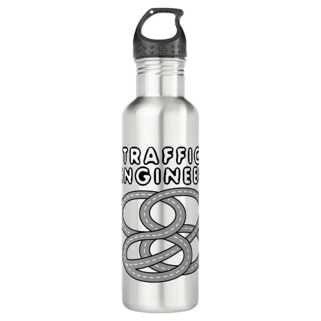 Traffic Engineer Highway Interchange 710 Ml Water Bottle (Front)