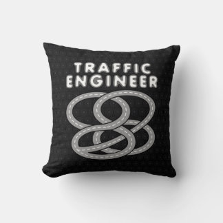 Traffic Engineer Highway Interchange Throw Pillow