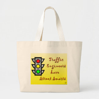 Traffic Engineer Large Tote Bag