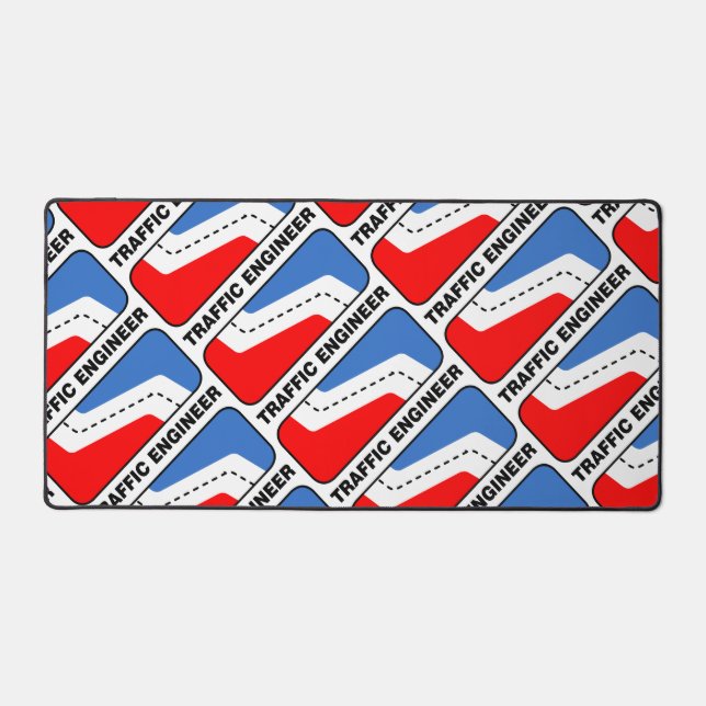 Traffic Engineer League Desk Mat (Front)