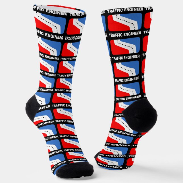 Traffic Engineer League Socks (Angled)