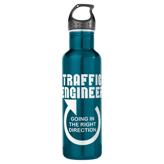 Traffic Engineer Right Direction 710 Ml Water Bottle (Front)