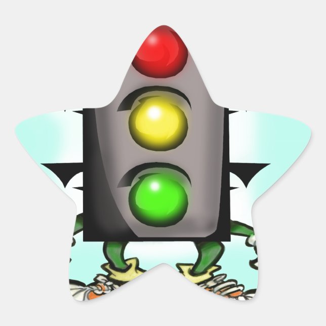Traffic Fun Star Sticker (Front)