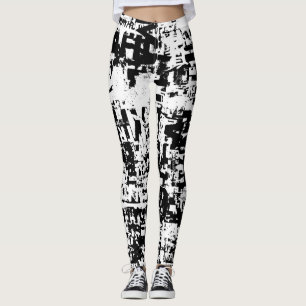 Traffic Jam Leggings by Grafik Girl