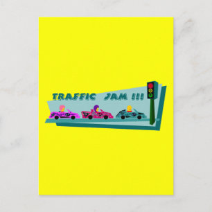Traffic Jam Postcard