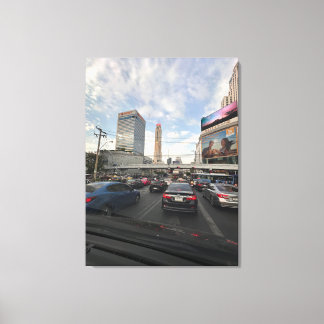 Traffic life in Bangkok photography canvas