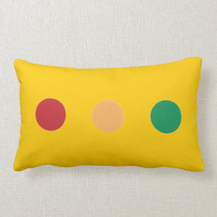 Traffic light colours circles Rectangle Pillows