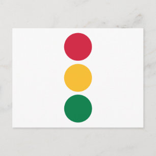 Traffic Light Postcard